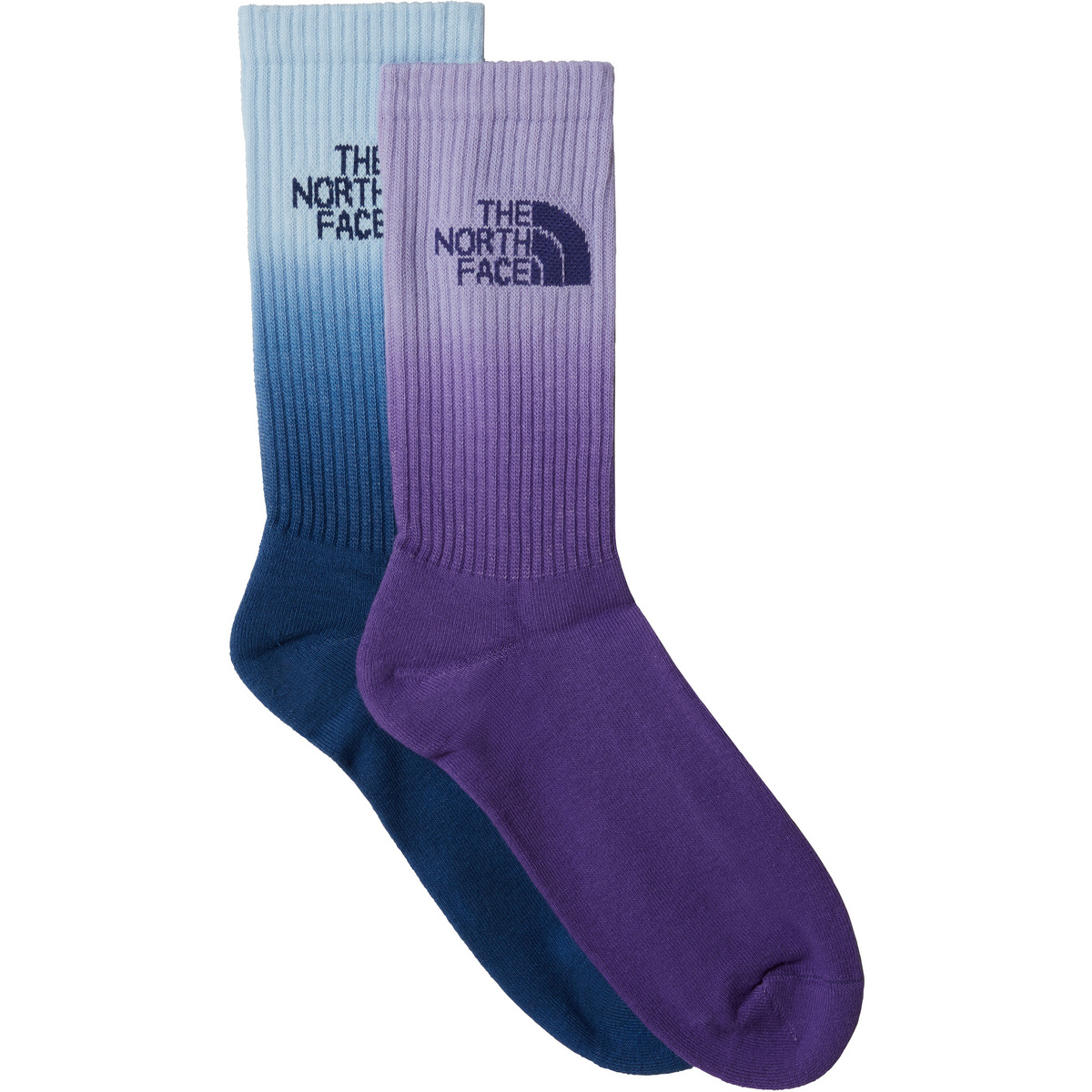 The North Face Calzini Everyday Crew Dip Dye 2er Pack (Taglia 38 , Multicolore)