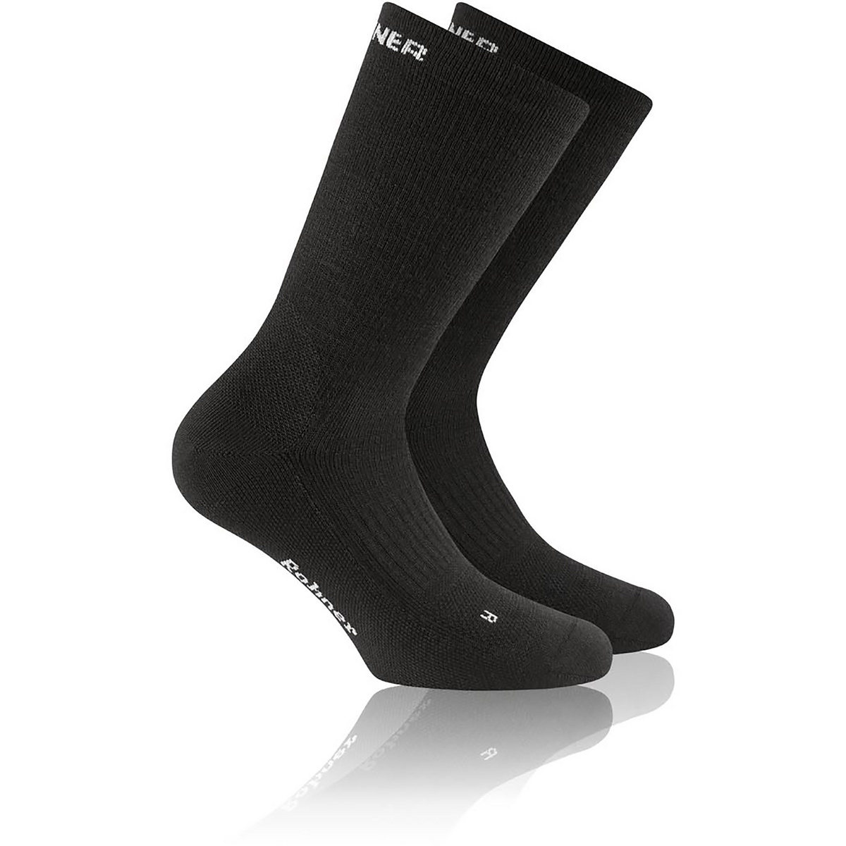 Rohner Calzini Dynamic Merino Quarter (Taglia 36 , Nero)
