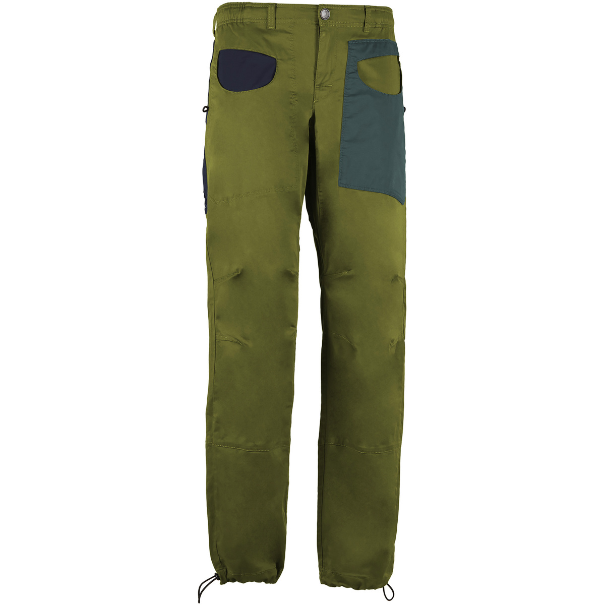 E9 Uomo Pantaloni Blat 3 (Taglia M, Verde oliva)