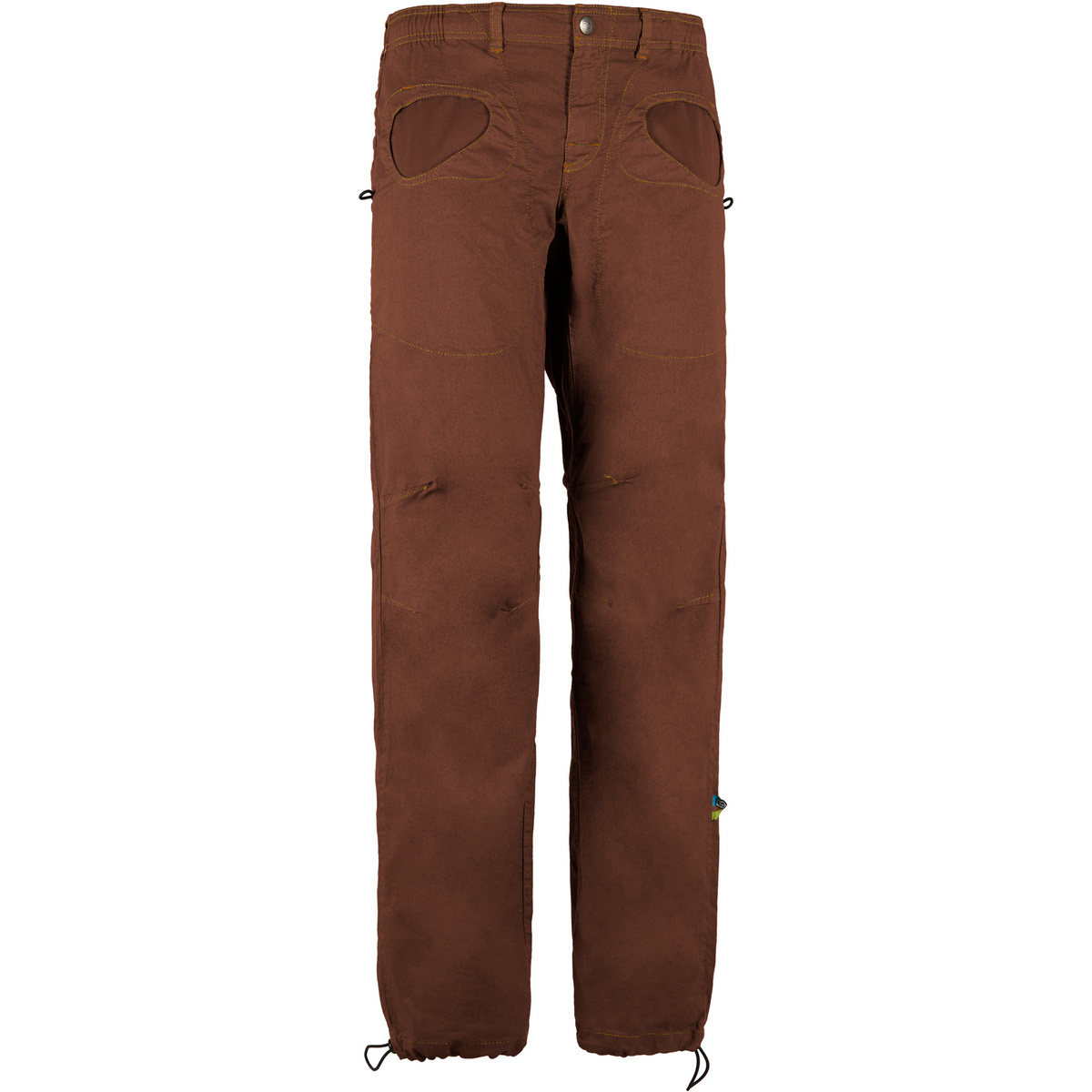 E9 Uomo Pantaloni Rondo Flax 2 (Taglia M, Marrone)