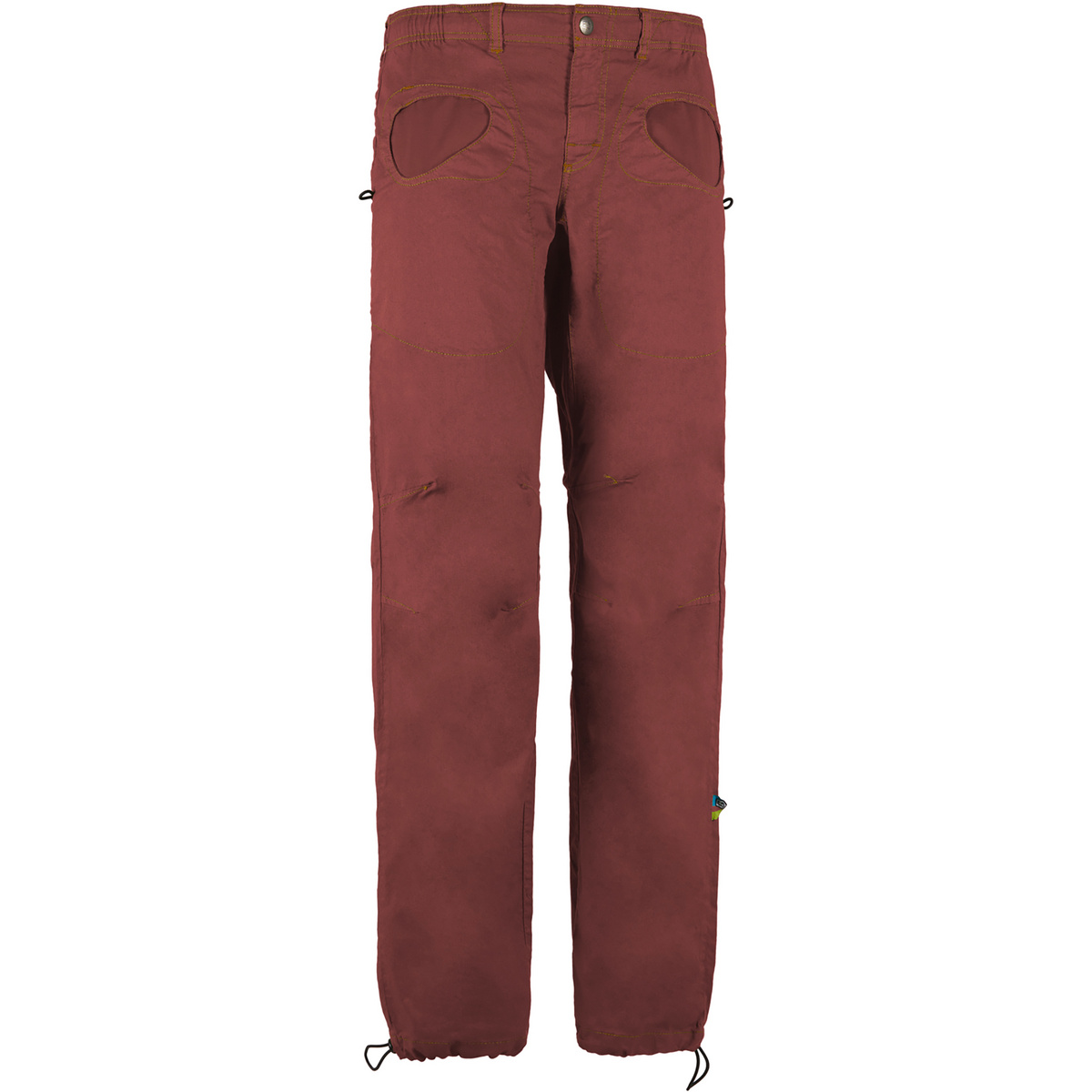 E9 Uomo Pantaloni Rondo Flax 2 (Taglia XS, Rosso)