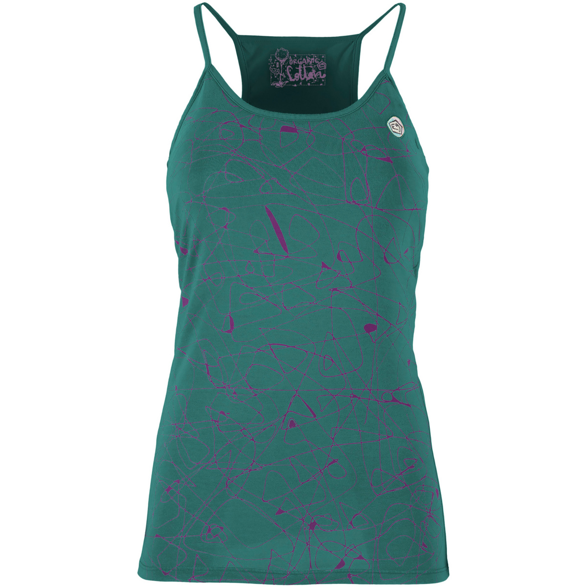 E9 Donna Canotta Alya (Taglia M, Verde)