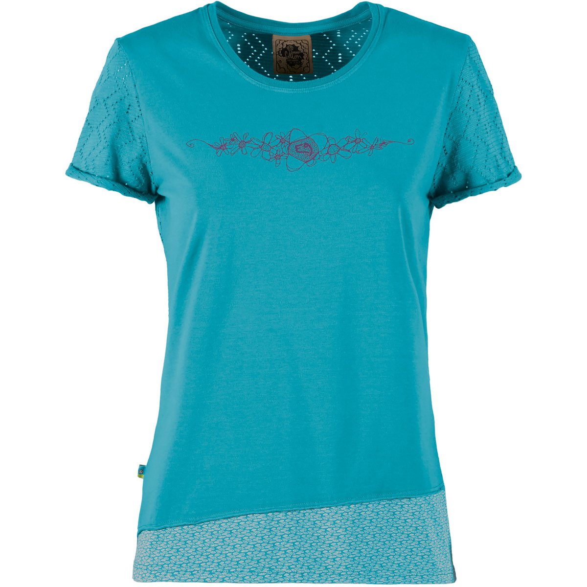 E9 Damen Bonny T-Shirt (Größe XS, tuerkis)