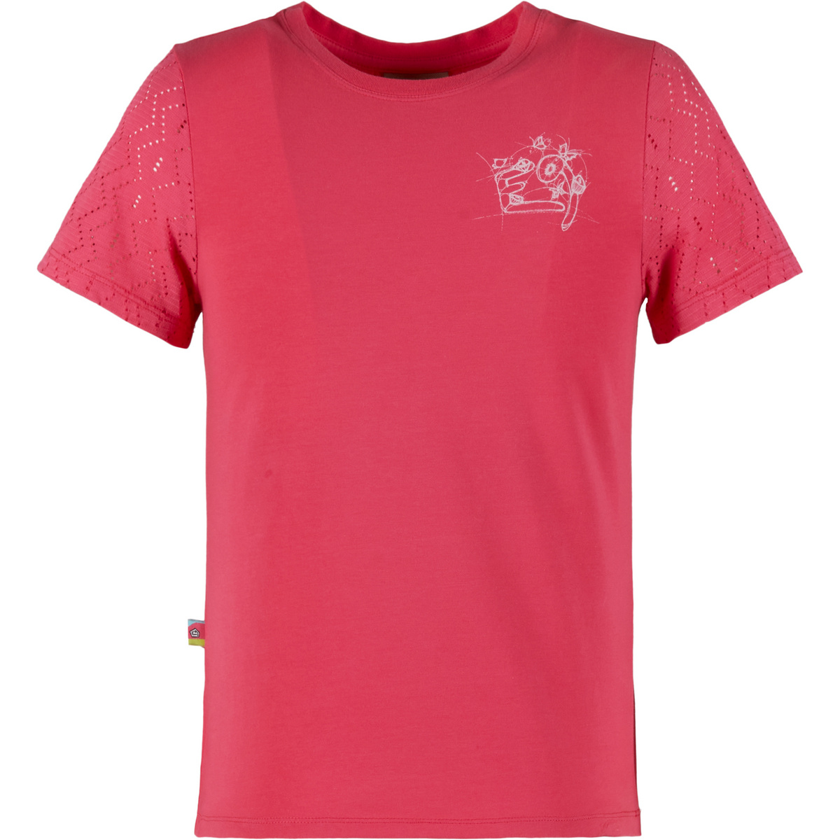 E9 Enfants T-shirt B Mirta (taille 158, Rose vif)