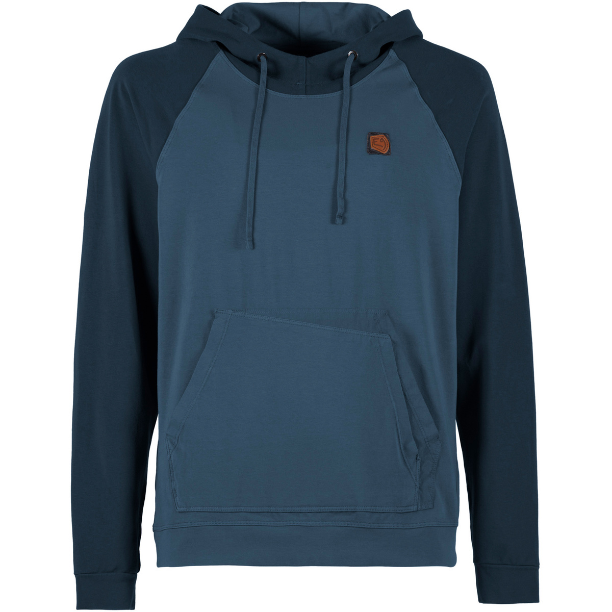 E9 Uomo Felpa con cappuccio Squ Dub (Taglia M, Blu)