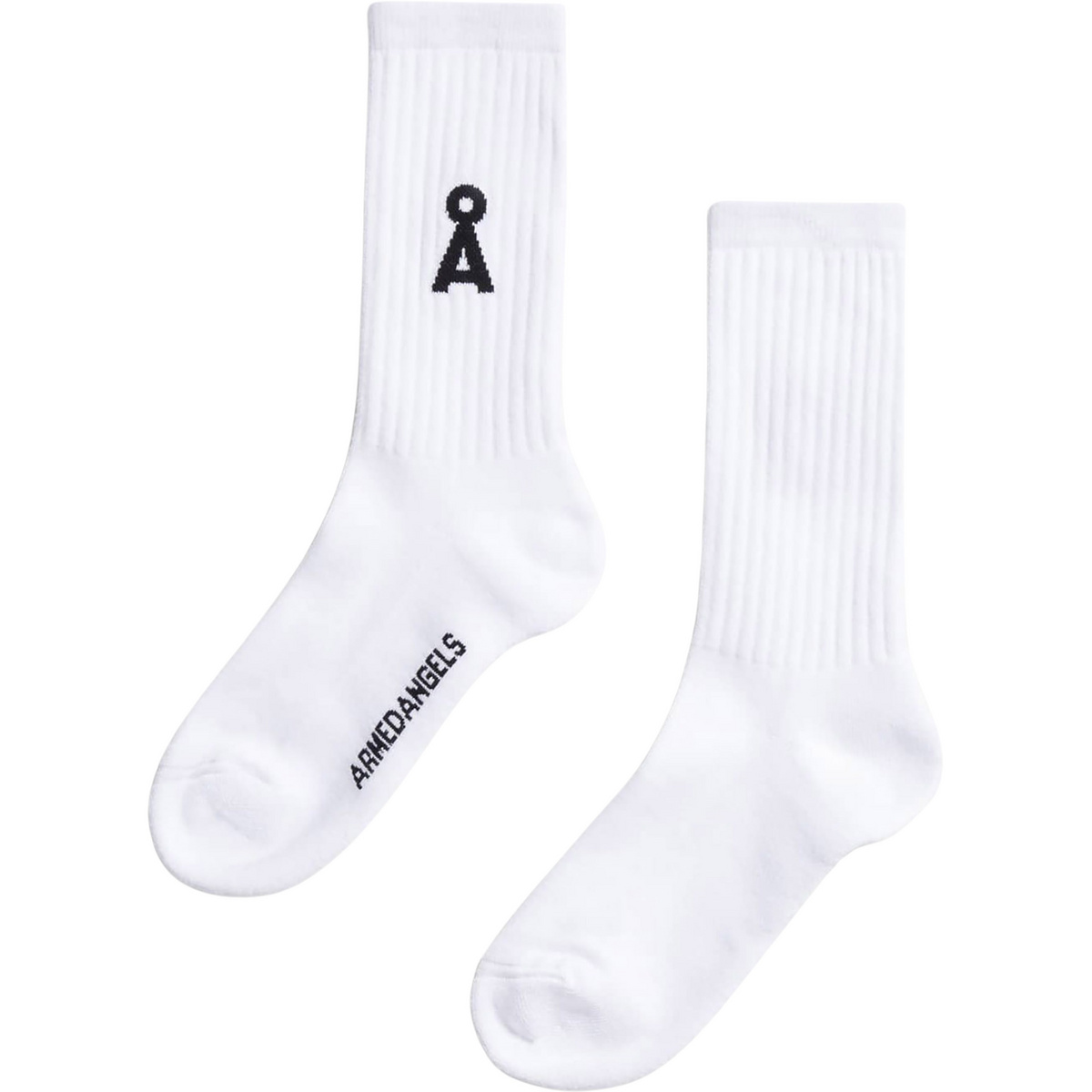 Armedangels Saamus Bold Socken (Größe 43 , weiss)