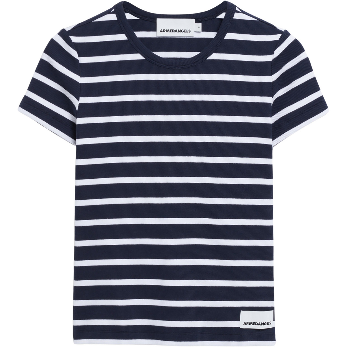 Armedangels Donna Maglietta Kardaa Stripes (Taglia S, Blu)