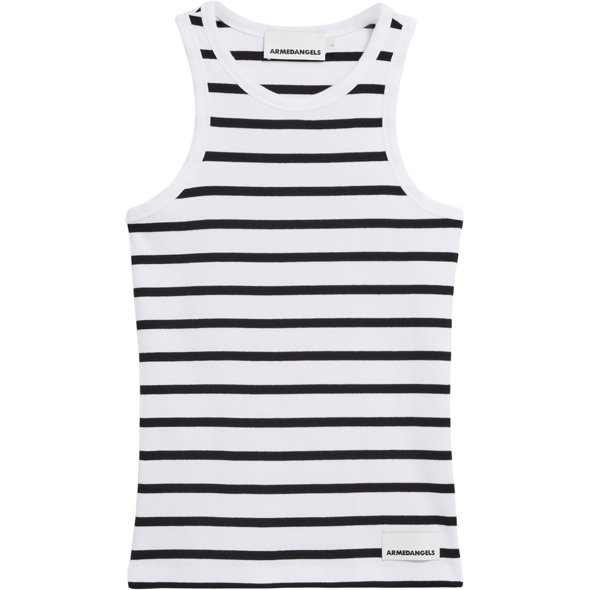 Armedangels Damen Kanitaa Stripes Tanktop (Größe XS, weiss)