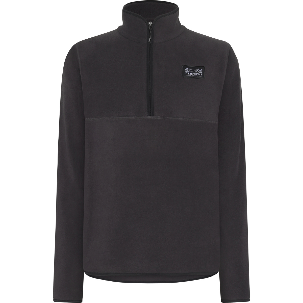 Didriksons Uomo Pullover Vito Half Zip (Taglia XL, Grigio)