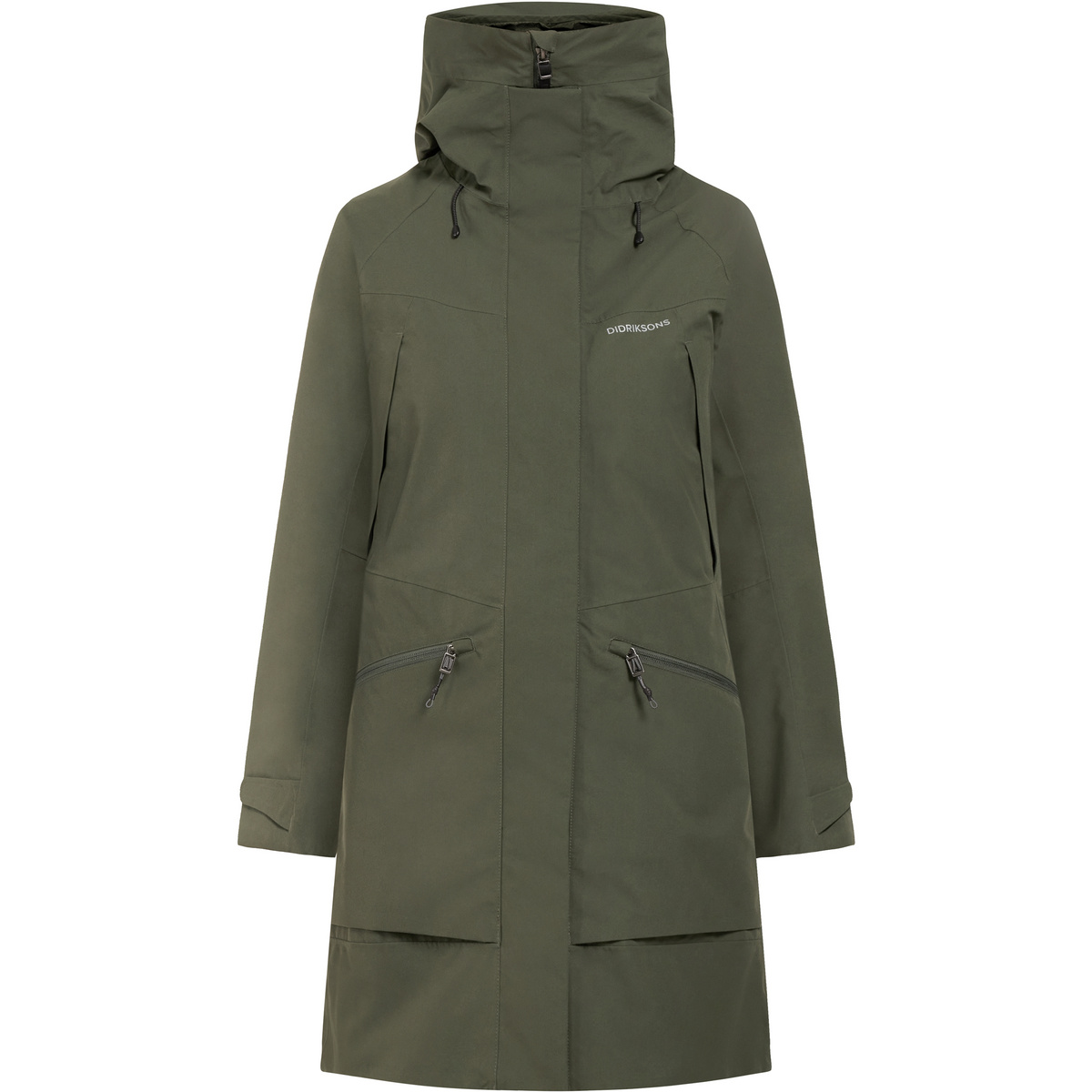 Didriksons Femme Parka Ilma 8 (taille XS, Vert)