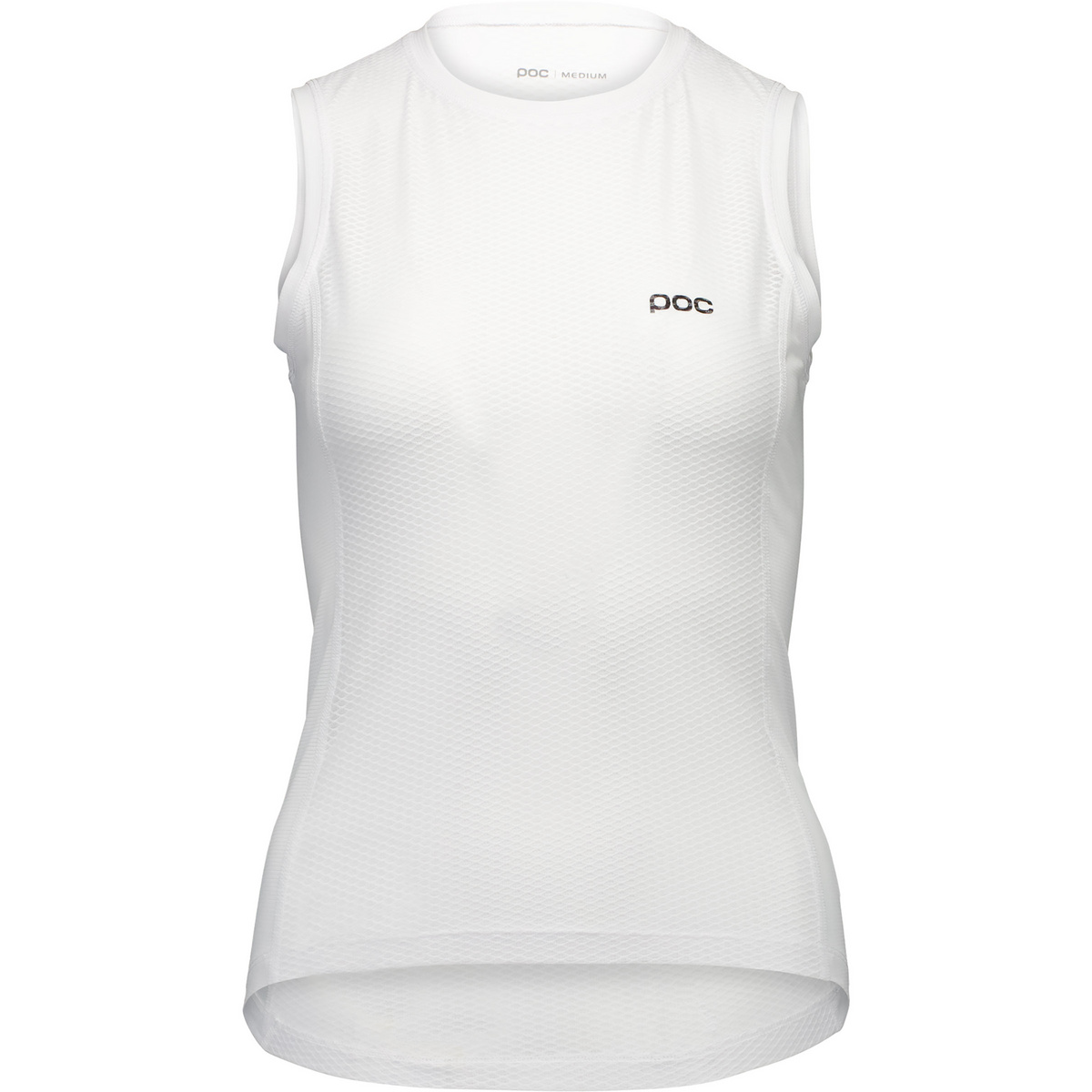 POC Donna Canotta Essential Layer (Taglia L, Bianco)