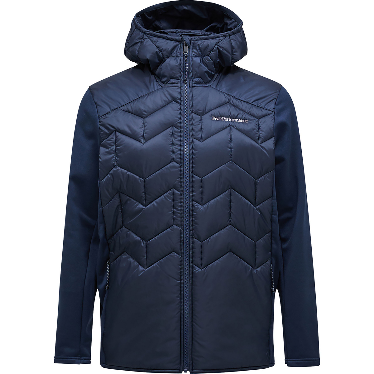 Peak Performance Herren Elevate Liner Hybrid Hoodie Jacke (Größe S, blau)