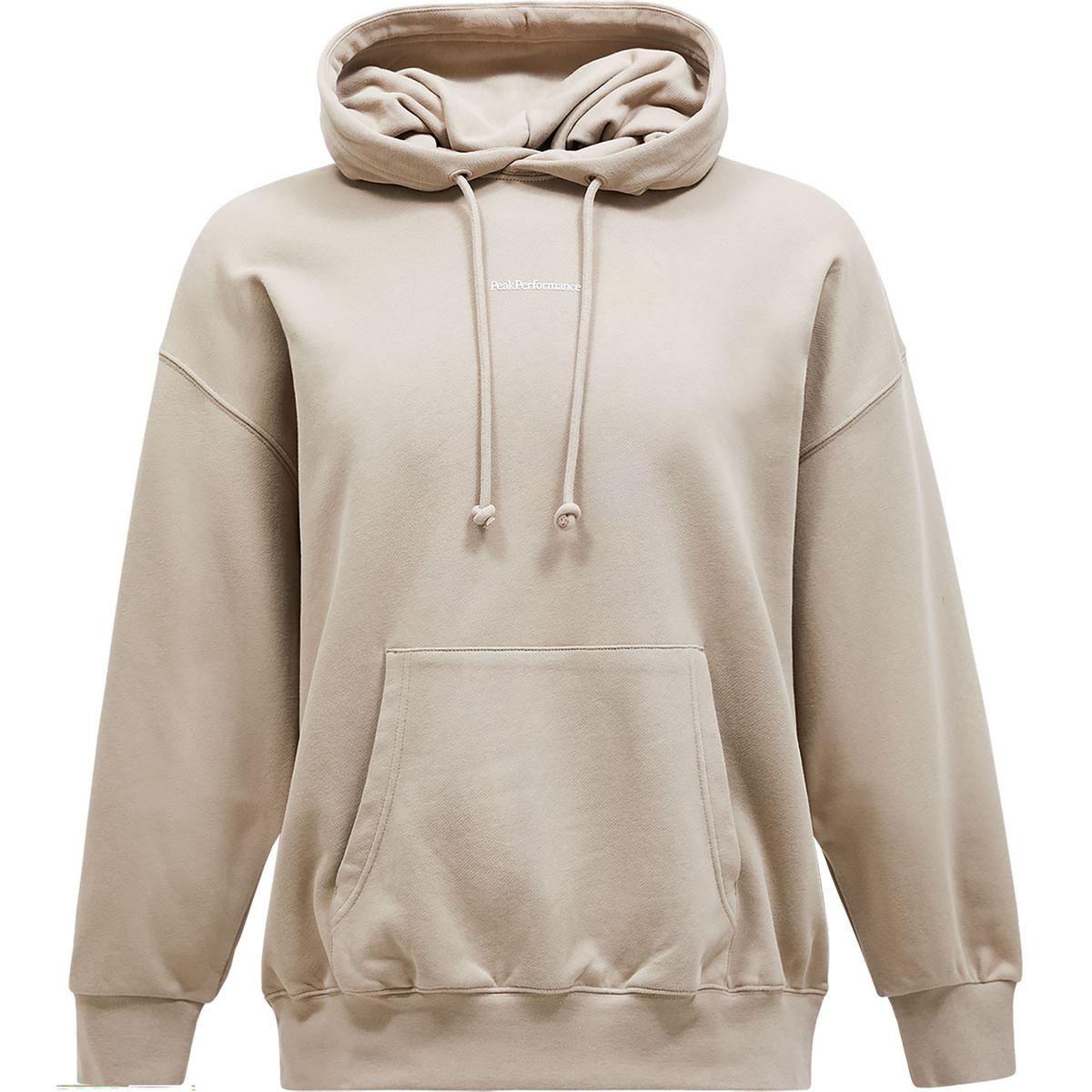 Peak Performance Uomo Felpa con cappuccio Original Terry (Taglia M, Beige)
