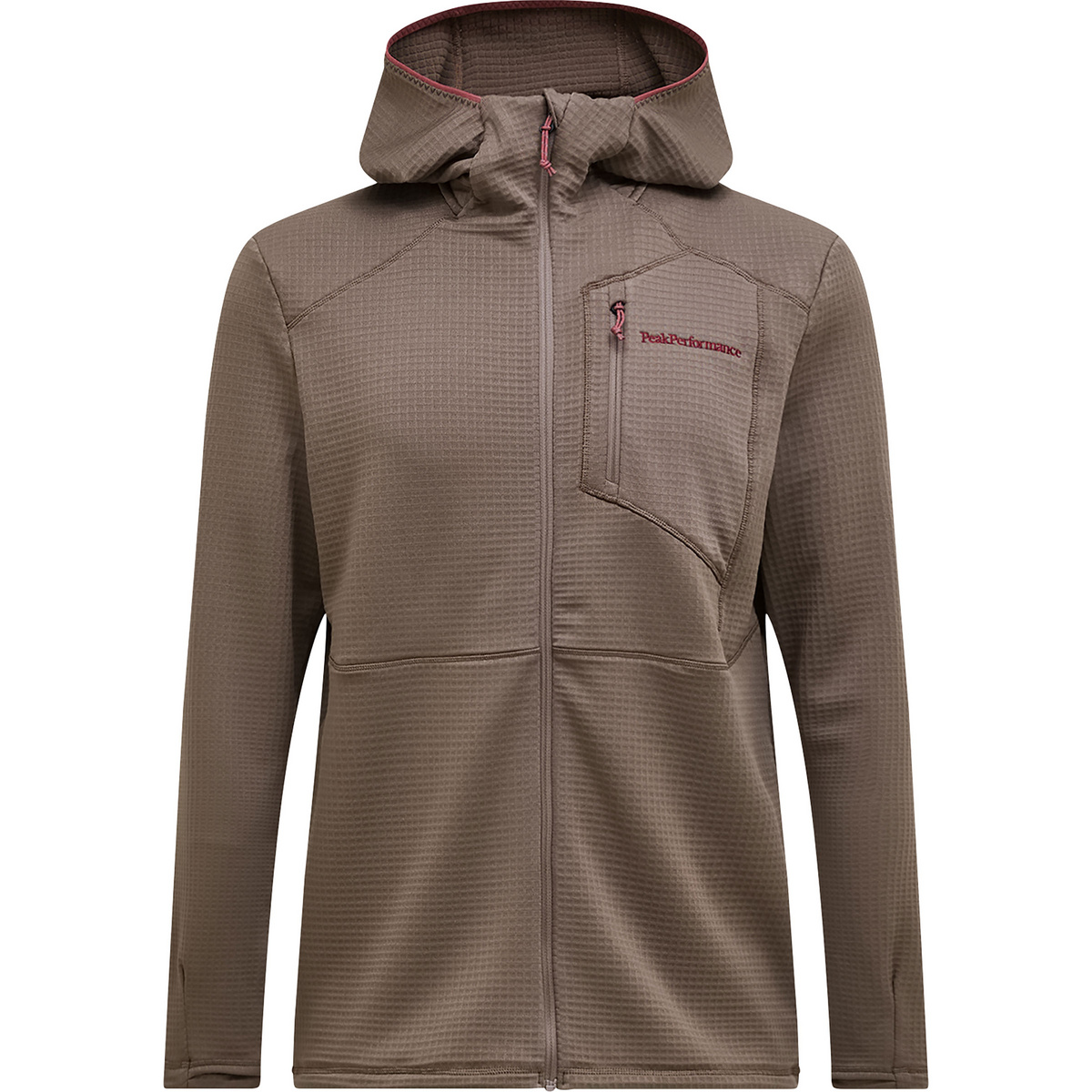 Image of Peak Performance Uomo Giacca Trail Polartec Hoodie