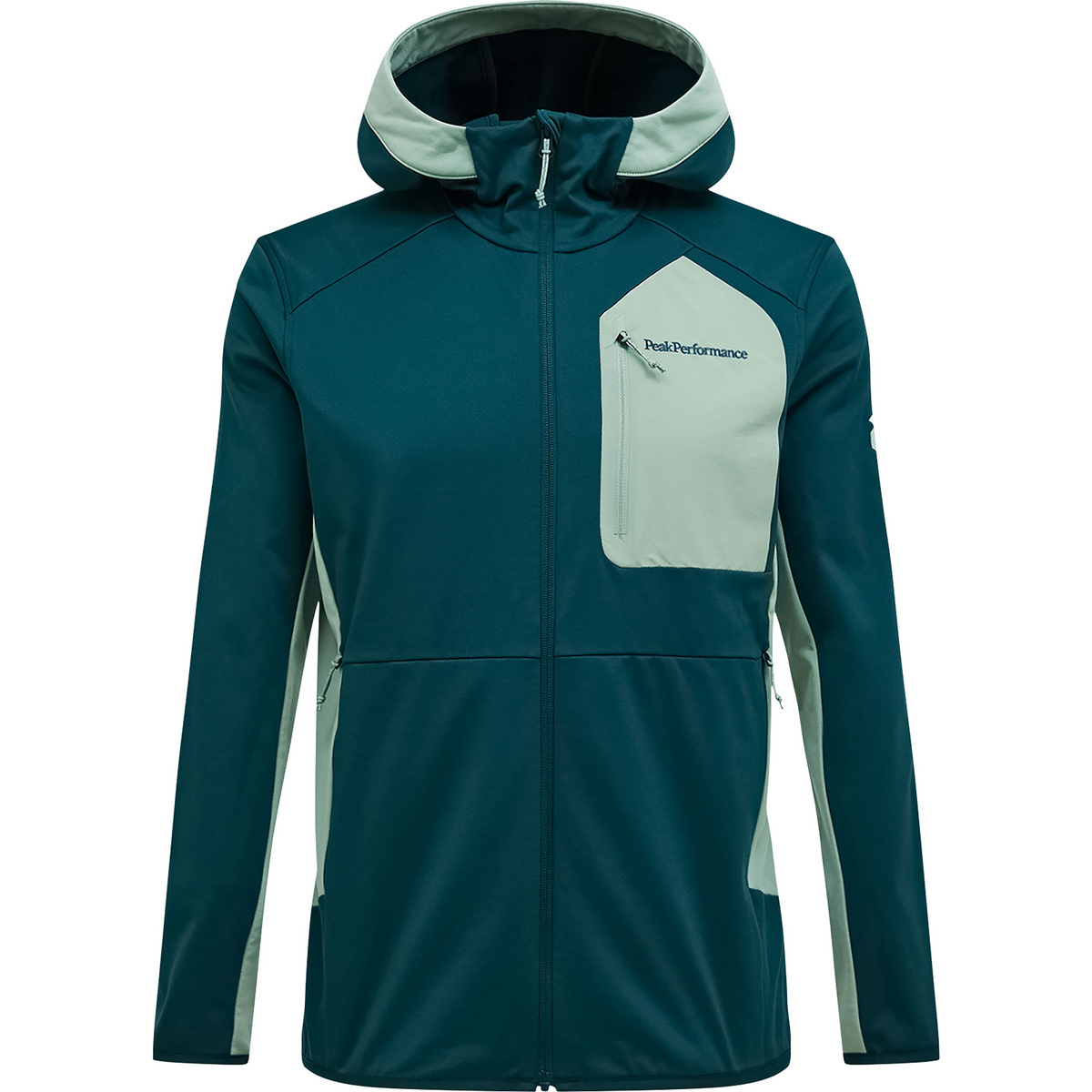 Peak Performance Herren Utility Light Hoodie Jacke (Größe XL, tuerkis)