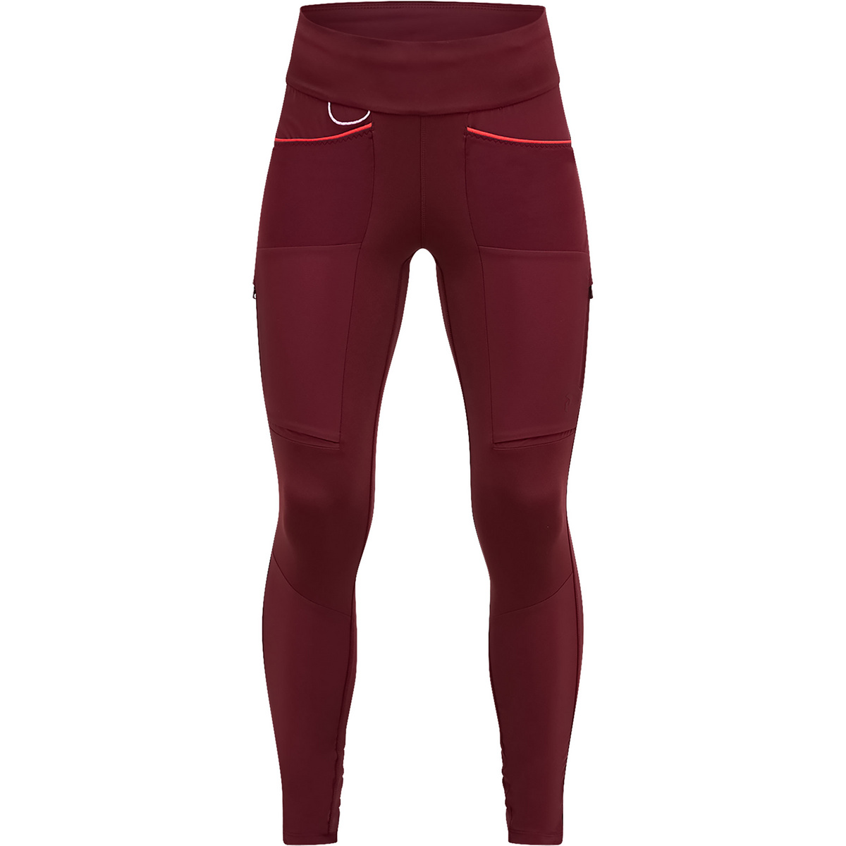 Peak Performance Donna Leggings Ascent Track (Taglia L, Rosso)