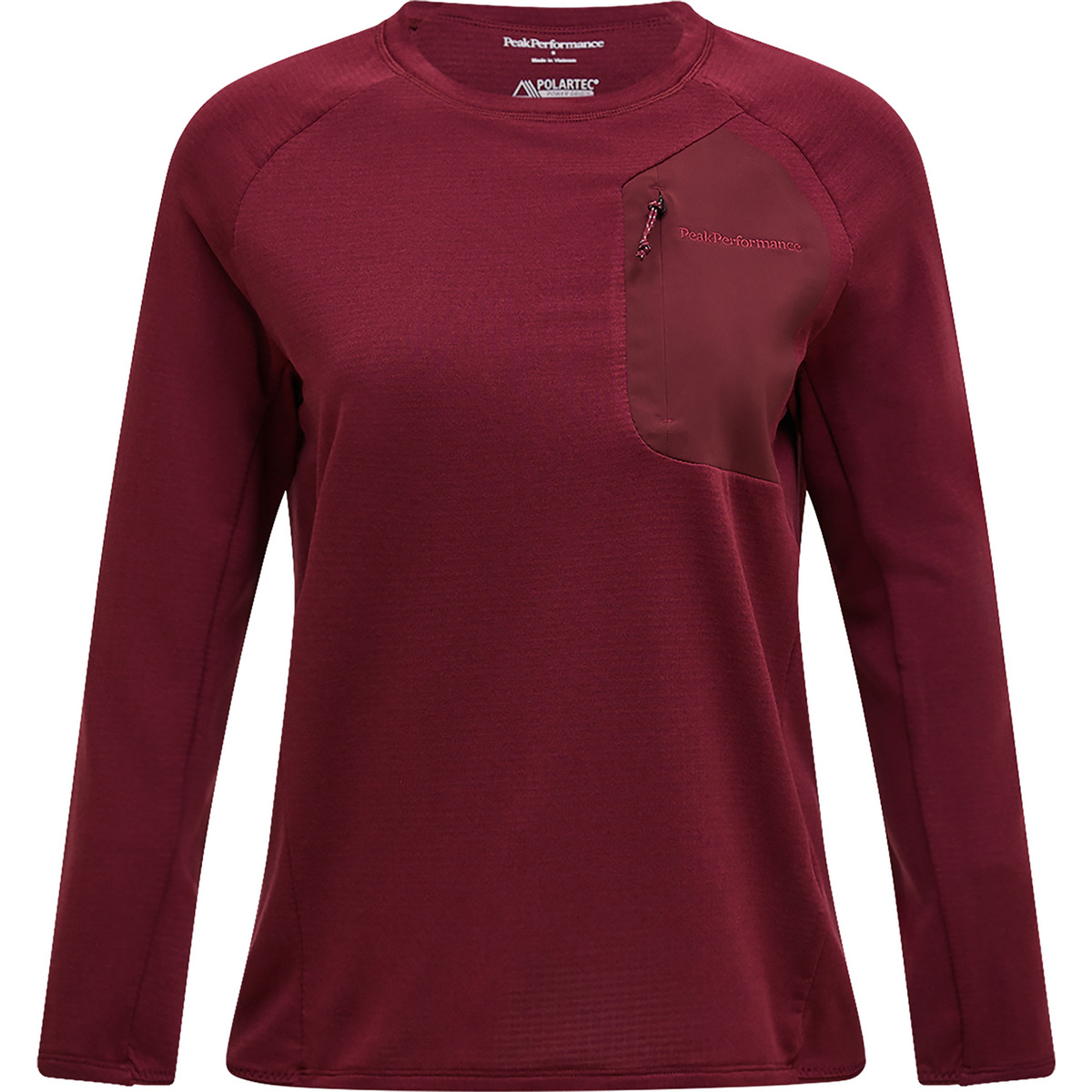 Image of Peak Performance Donna Pullover Freelight Polartec Grid