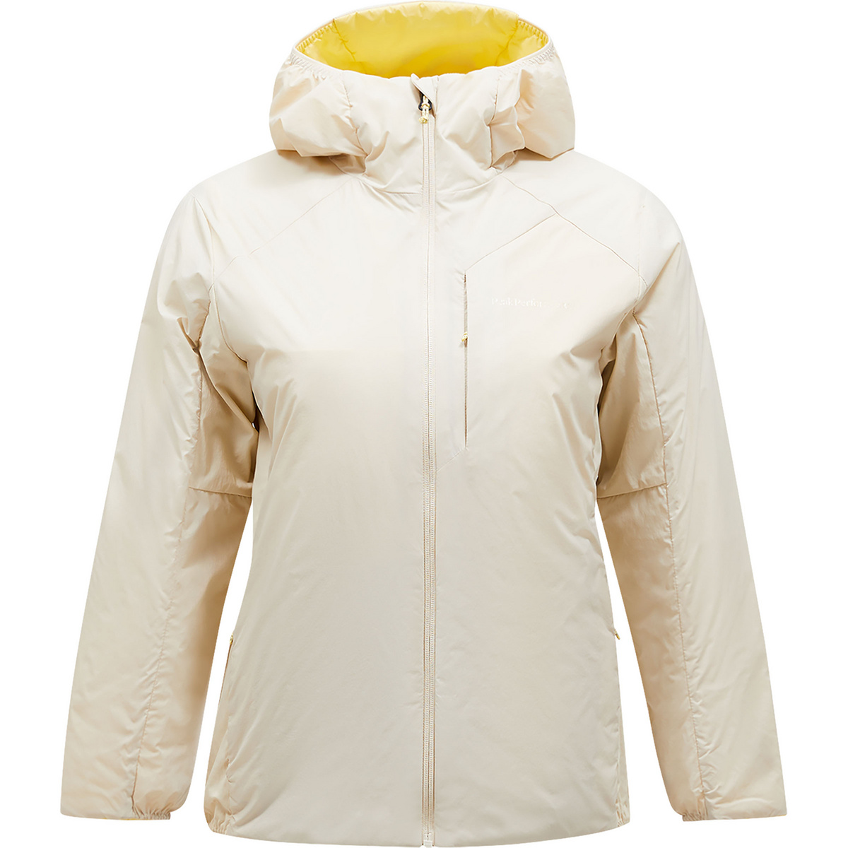 Peak Performance Damen Freelight Reversible Hoodie Jacke (Größe L, beige)