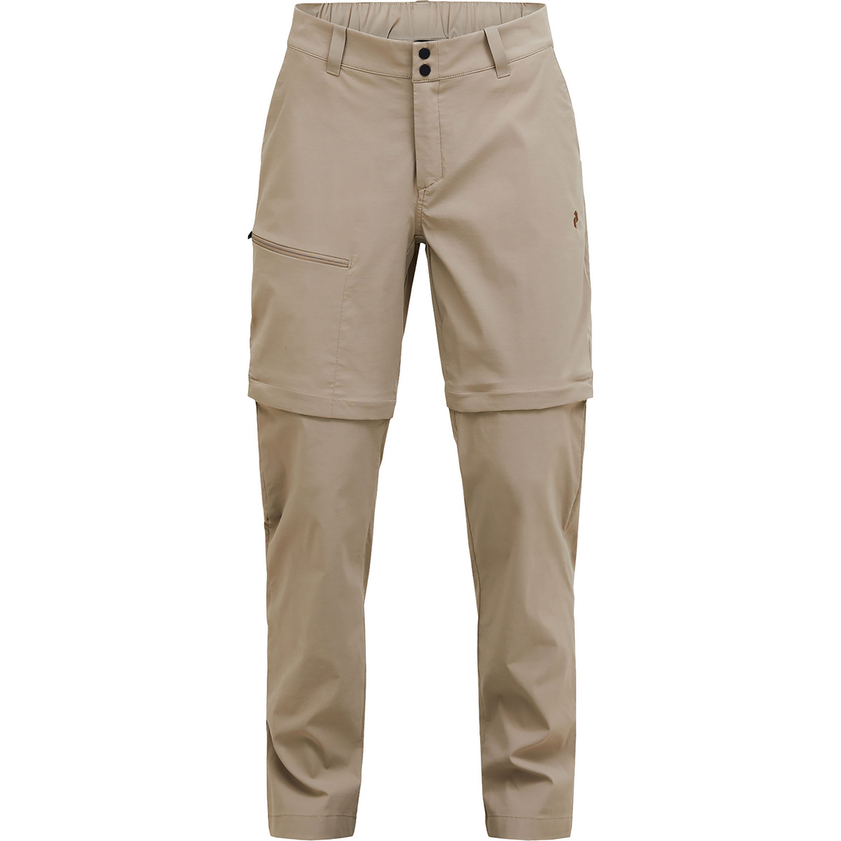 Peak Performance Femme Pantalon Iconiq Zip-Off (taille L, Beige)