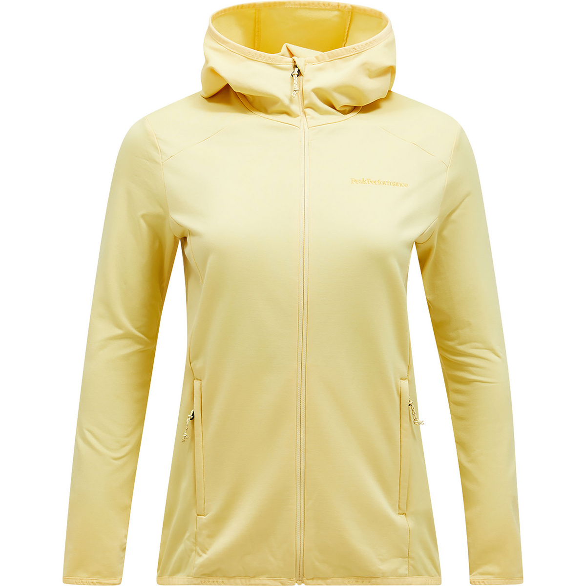 Peak Performance Femme Veste Light Hoodie (taille M, Jaune)