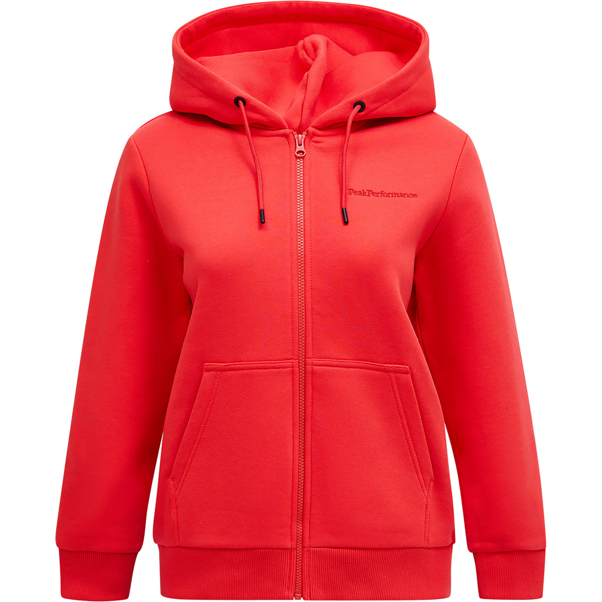 Peak Performance Femme Veste Original Small Logo (taille S, Rouge)