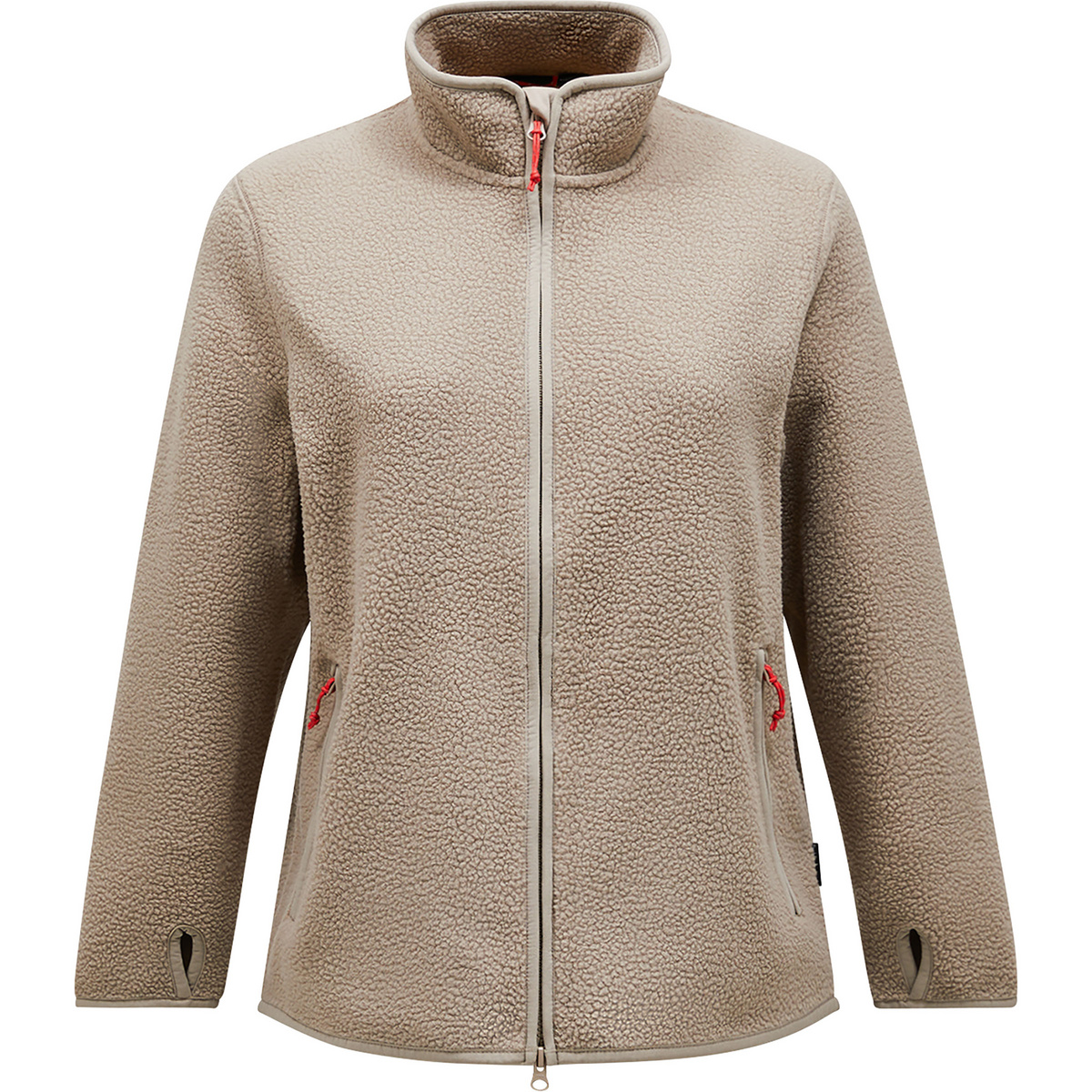 Peak Performance Damen Pile Jacke (Größe XS, beige)