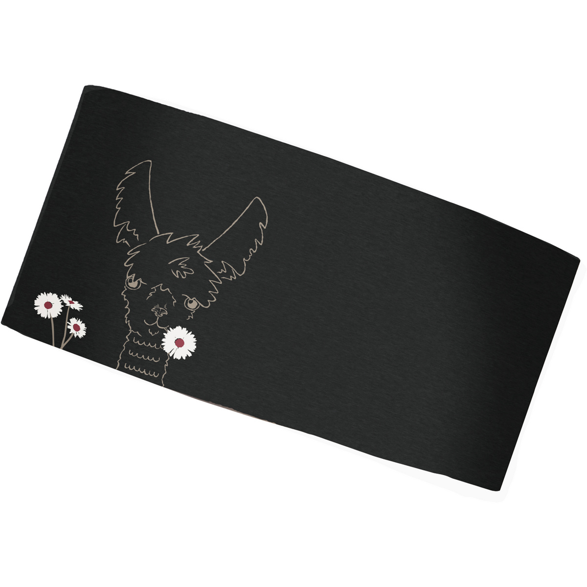 Chillaz Bandeau frontal Alpaca (taille ONE SIZE, Noir)