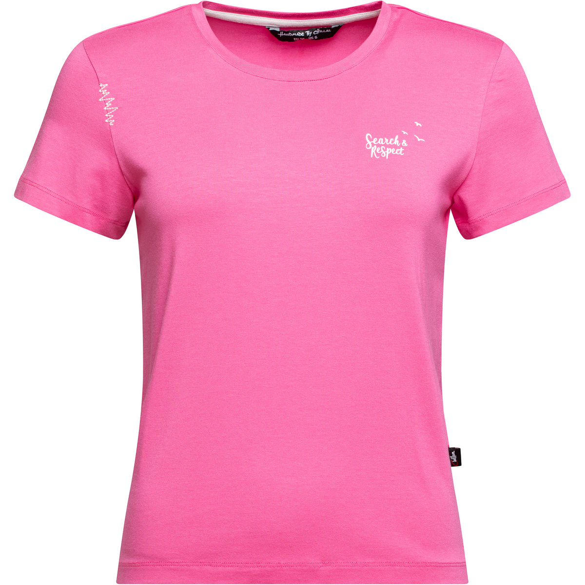 Chillaz Damen Iseo Search & Respect T-Shirt (Größe L, pink)
