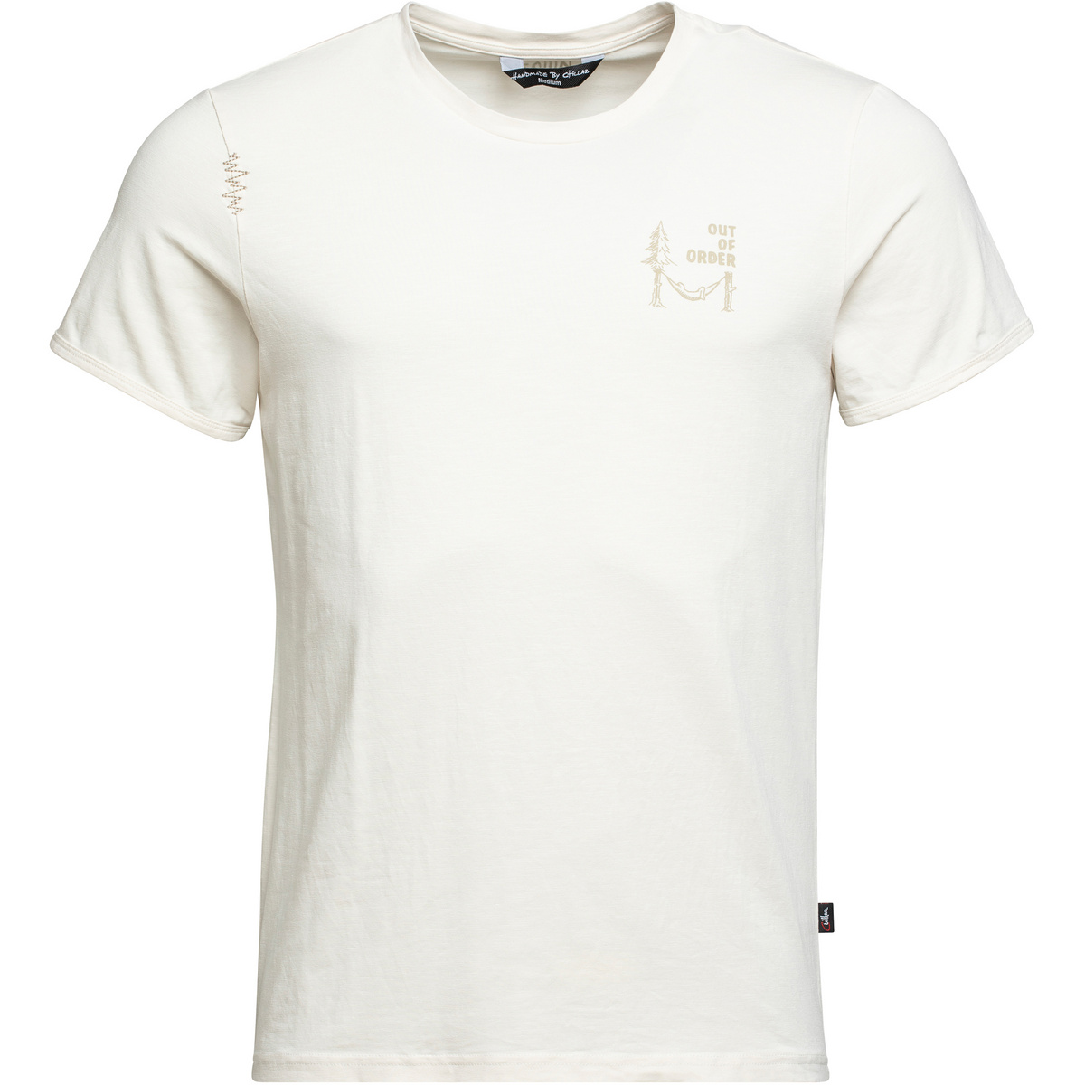 Chillaz Uomo Maglietta Out Of Order (Taglia XL, Beige)