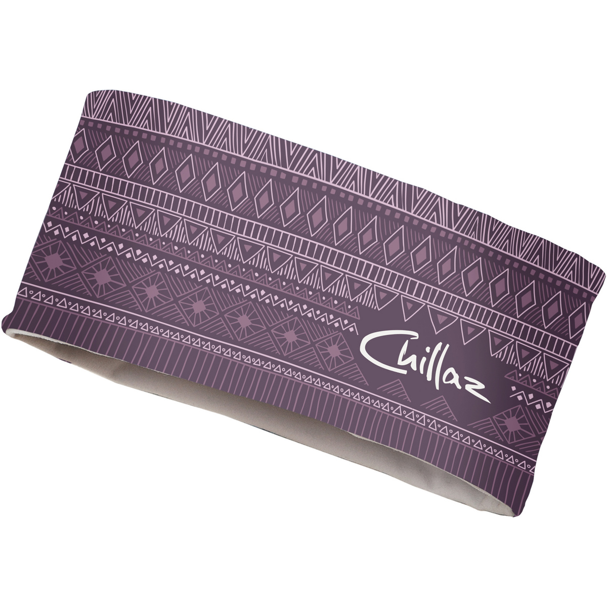 Chillaz Fascia per la testa Triangle (Taglia ONE SIZE, Viola)