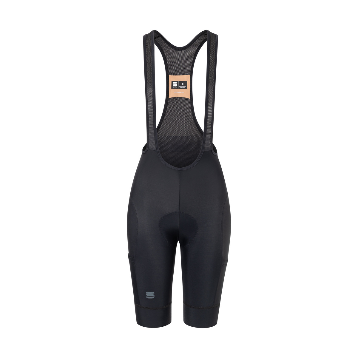 Sportful Femme Shorts à bretelles Giara 2 (taille XL, Noir)
