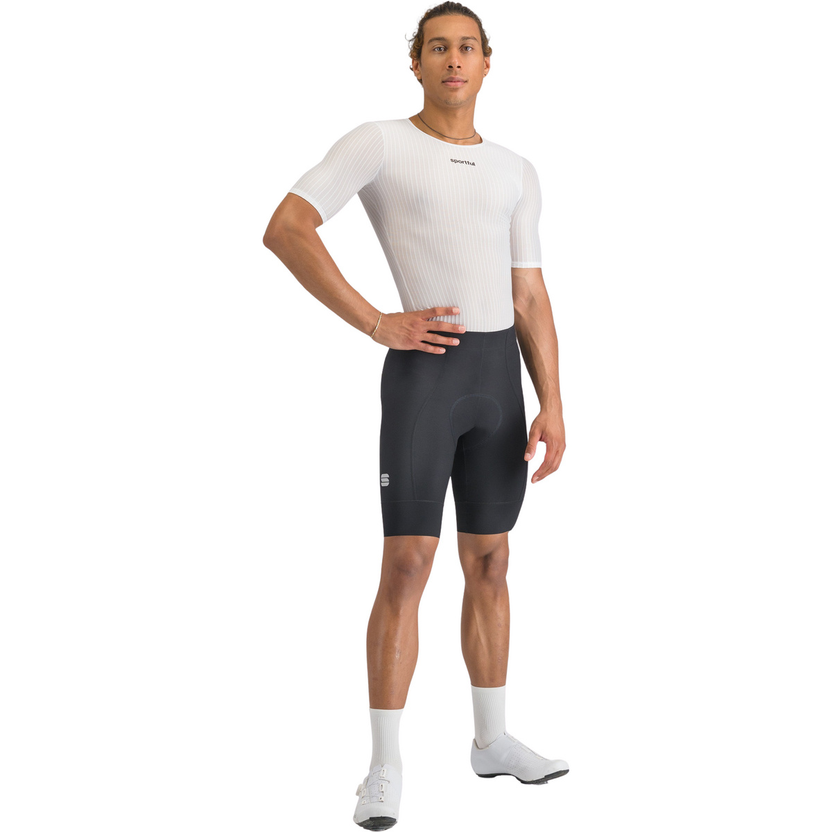 Sportful Uomo Maglietta Pro Baselayer (Taglia XXL, Bianco)