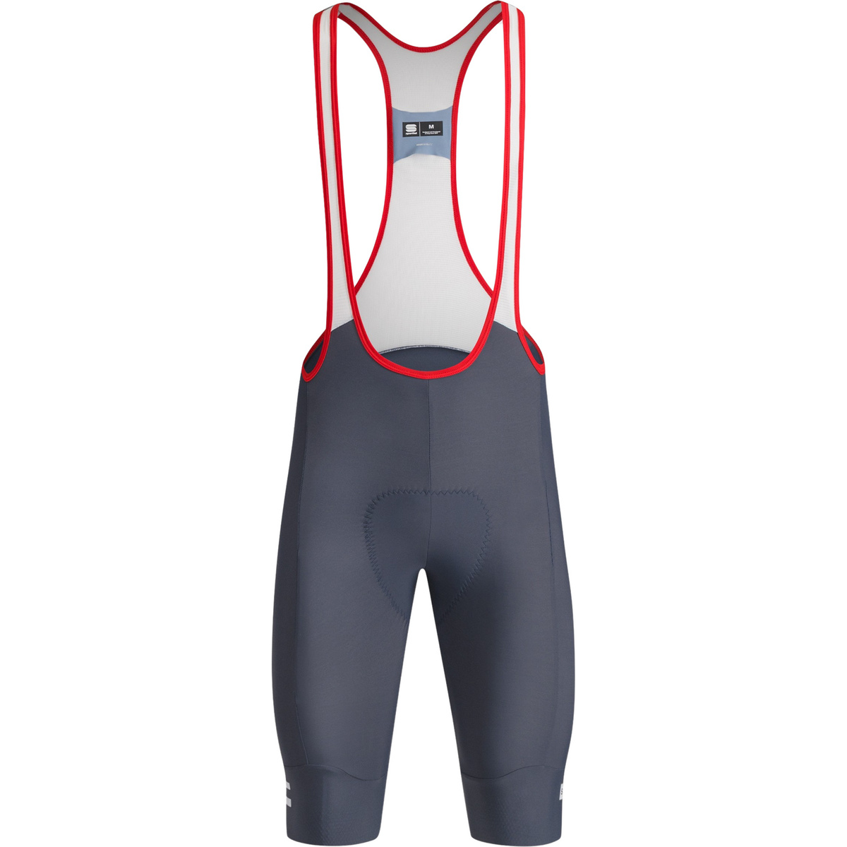 Sportful Homme Shorts à bretelles Pulse Heritage (taille L, Bleu)