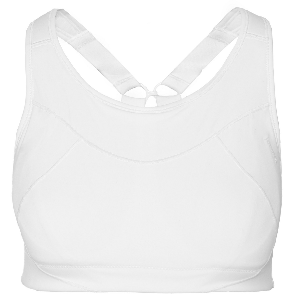 Johaug Donna Reggiseno sportivo Discipline High Impact Run (Taglia 75C-D, Bianco)