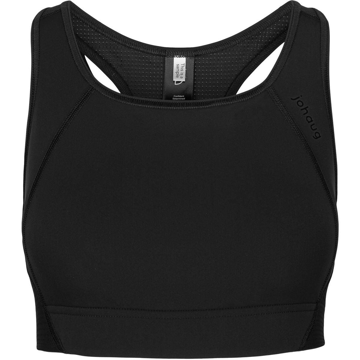 Johaug Donna Reggiseno sportivo Discipline (Taglia L, Nero)
