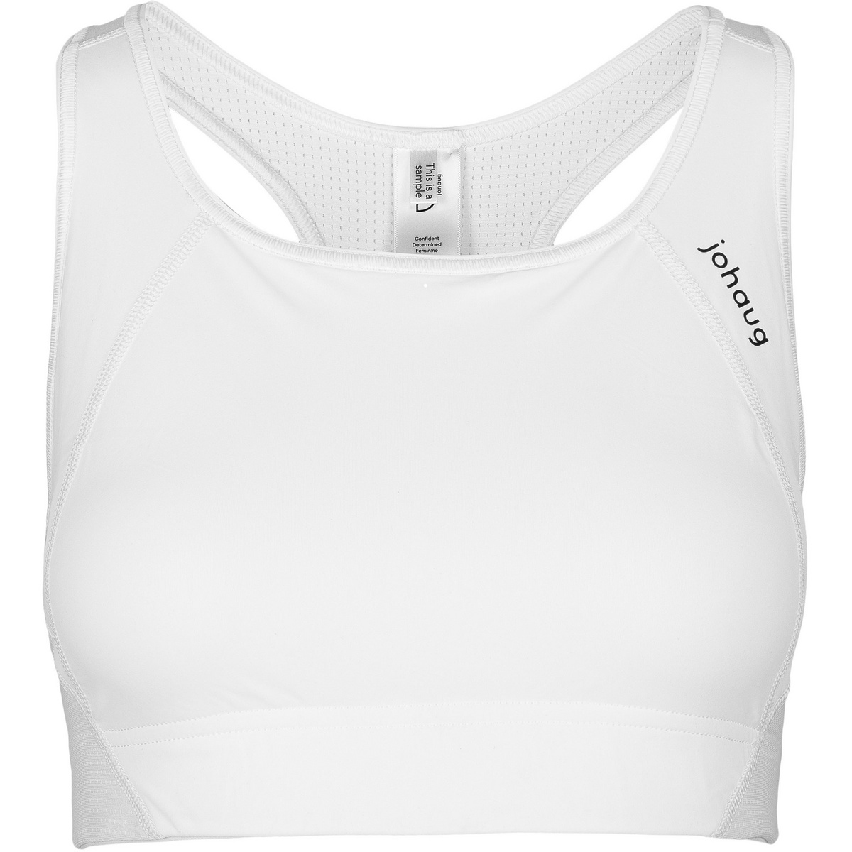 Johaug Damen Discipline Sport BH (Größe S, weiss)