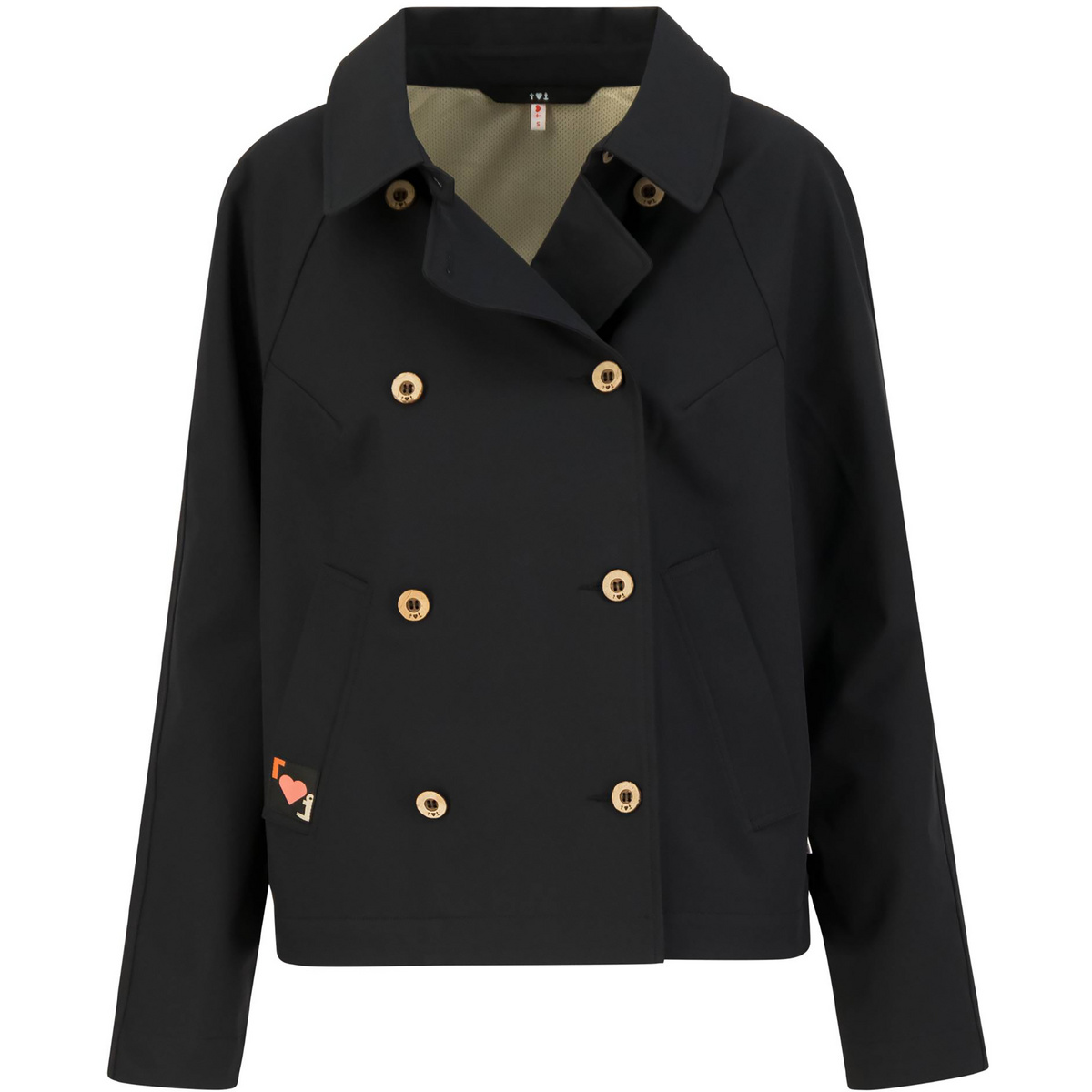 Blutsgeschwister Femme Parka Tiny Trench (taille M, Noir)