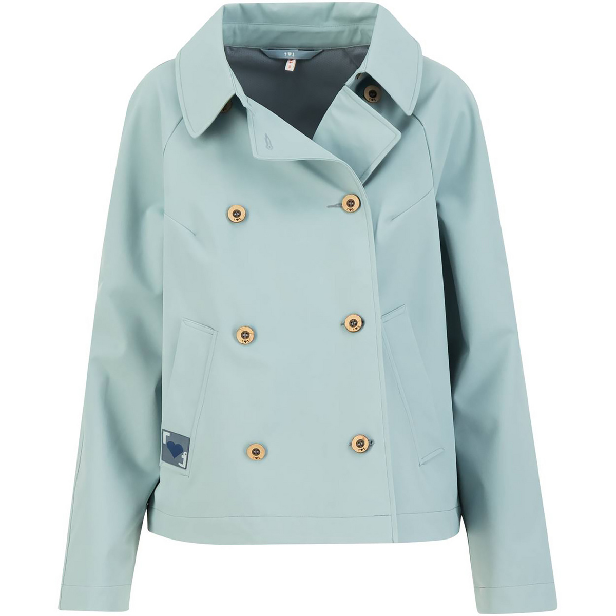 Blutsgeschwister Donna Parka Tiny Trench (Taglia S, Blu)