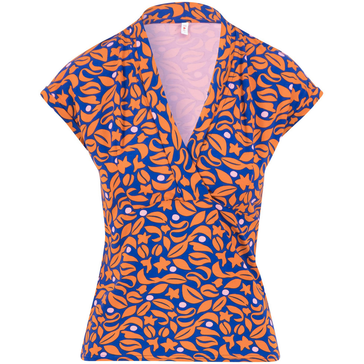 Blutsgeschwister Femme T-shirt Mon Cher Cache-Cœur (taille S, Brun)