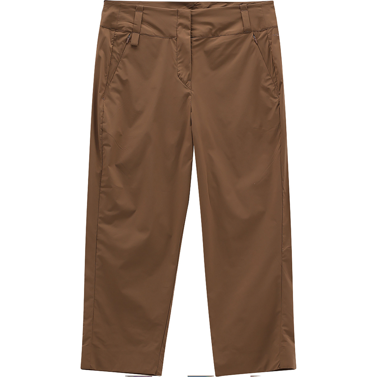 Jeanne Baret Femme Pantalon Sumatra Chino Capri (taille S, Brun)