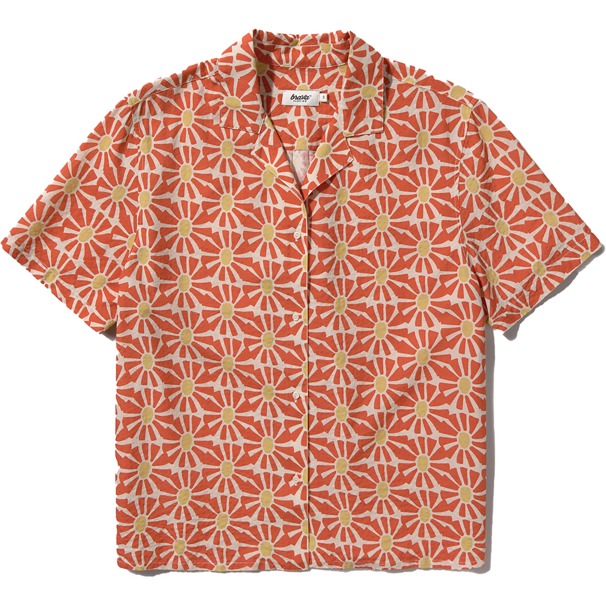 Brava Fabrics Femme Blouse Marisol Aloha (taille S, Rouge)