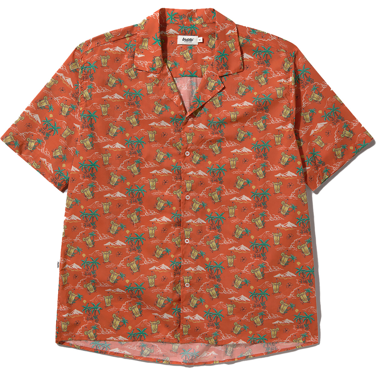 Image of Brava Fabrics Uomo Camicia Jungle Juice Aloha