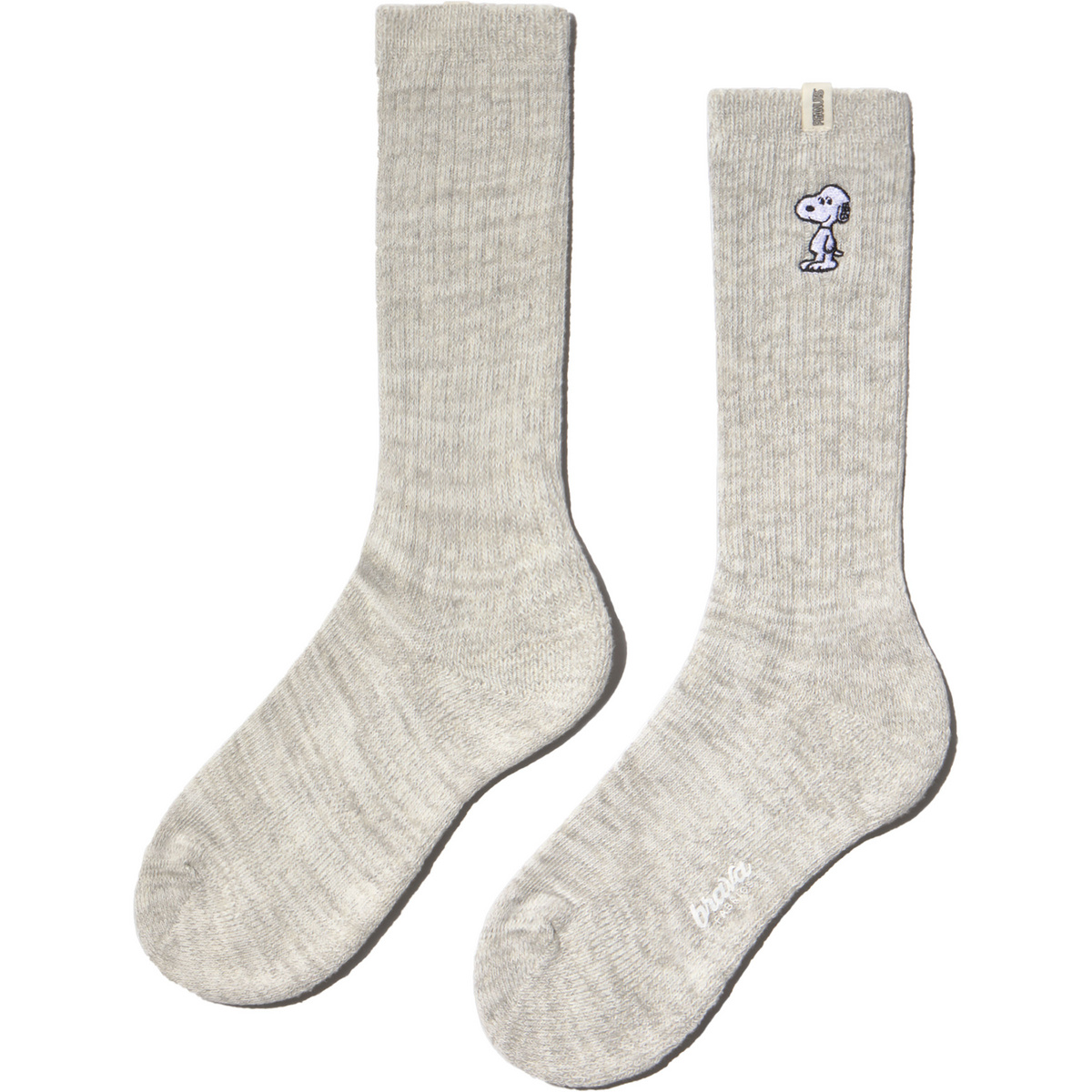 Brava Fabrics Chaussettes Peanuts Snoopy (taille 41 , Gris)