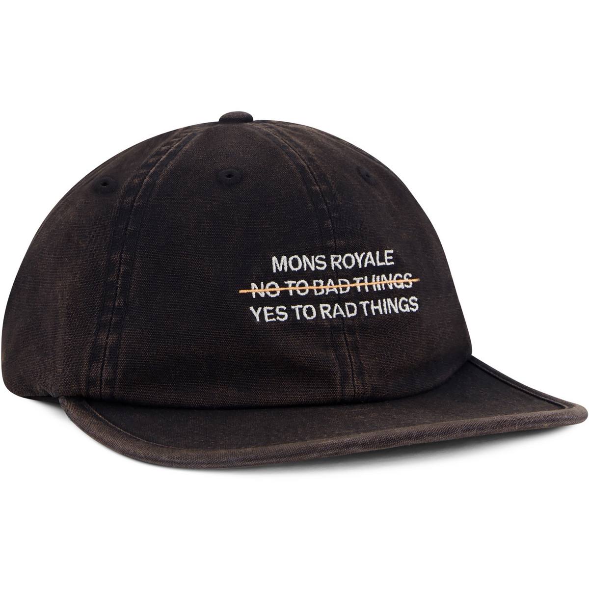 Mons Royale Cap Roam 6 Panel (taille ONE SIZE, Noir)