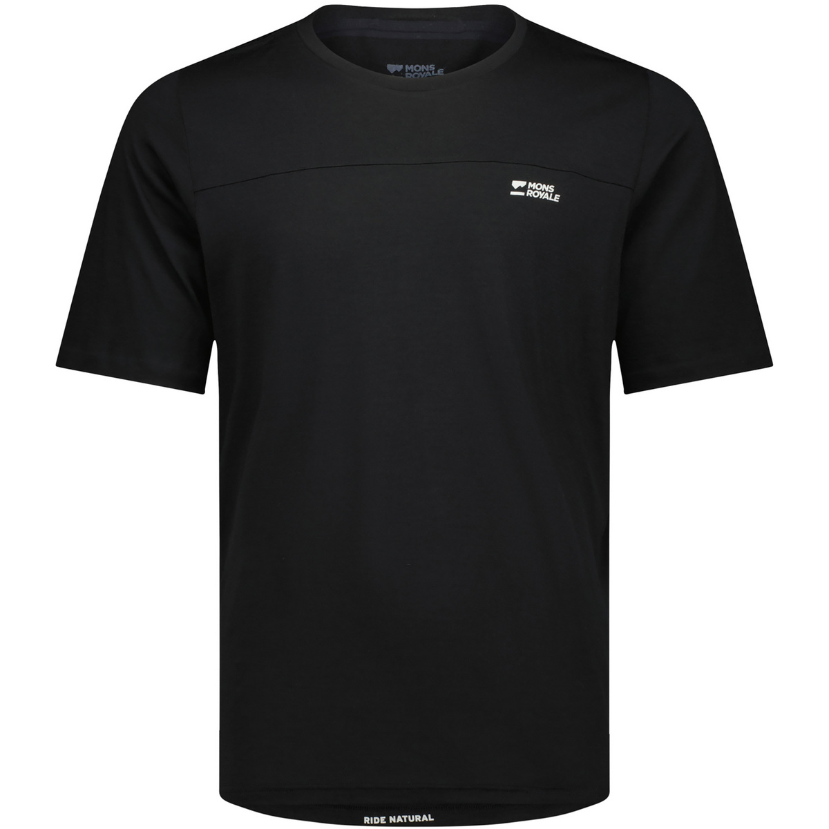Mons Royale Uomo Maglietta Diversion Merino Bike (Taglia S, Nero)
