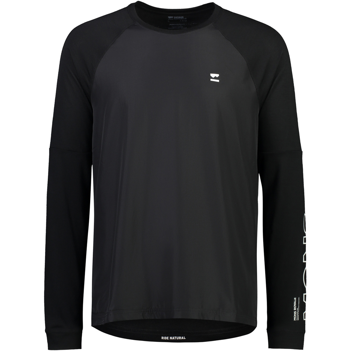 Image of Mons Royale Herren Tarn Merino Bike Wind Longsleeve