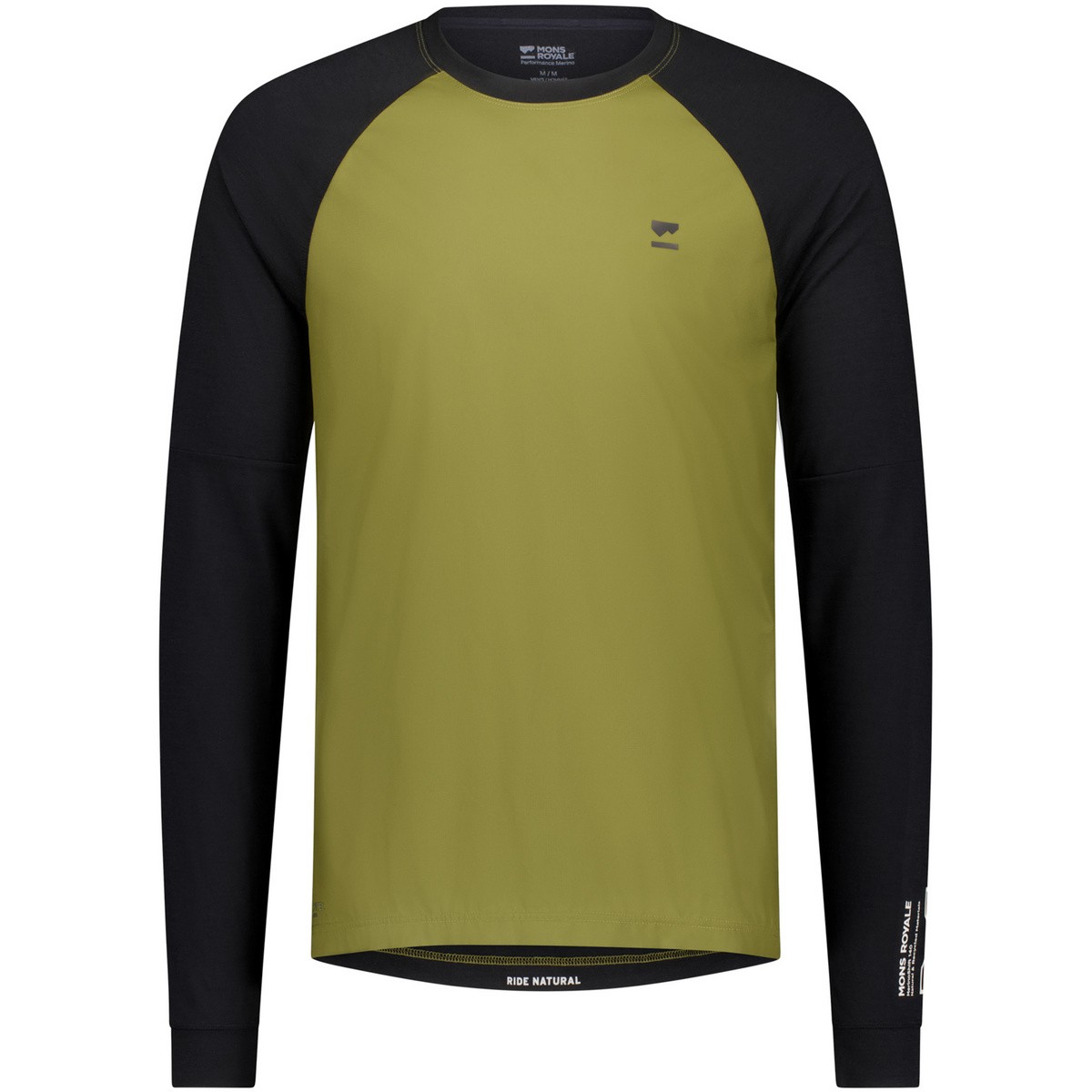 Mons Royale Herren Tarn Merino Bike Wind Longsleeve (Größe L, gruen)