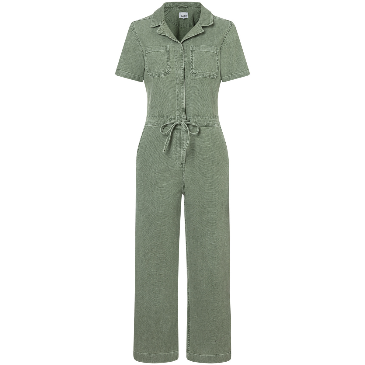 Duer Donna Tuta Stretch Canvas Girlfriend (Taglia L, Verde)