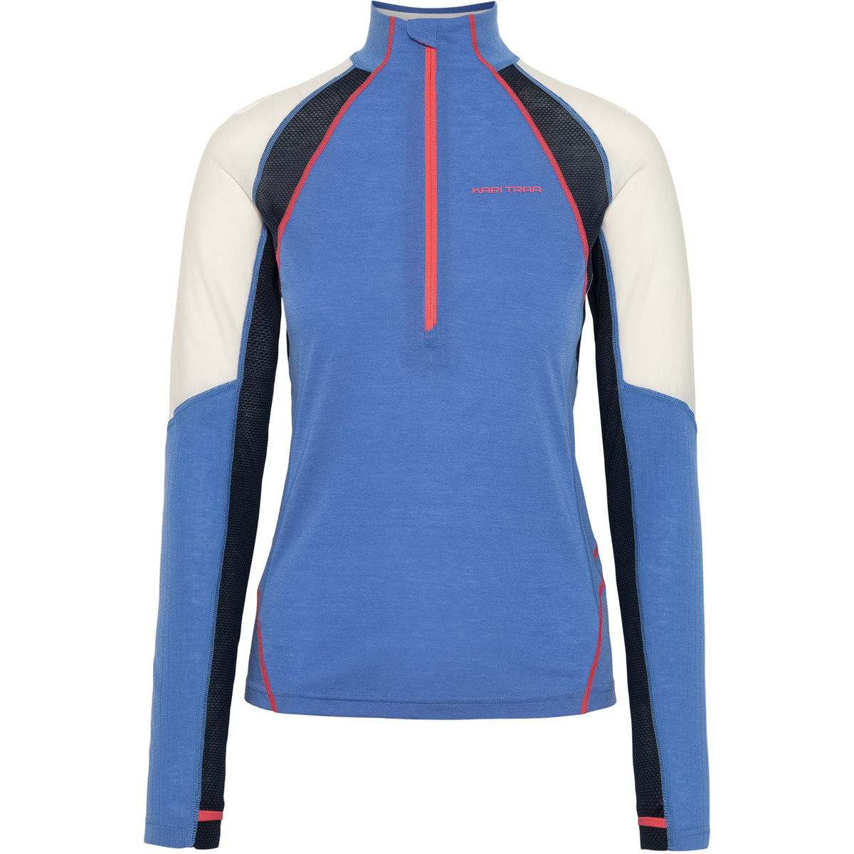 Kari Traa Damen Alma Half Zip Longsleeve (Größe XS, blau)
