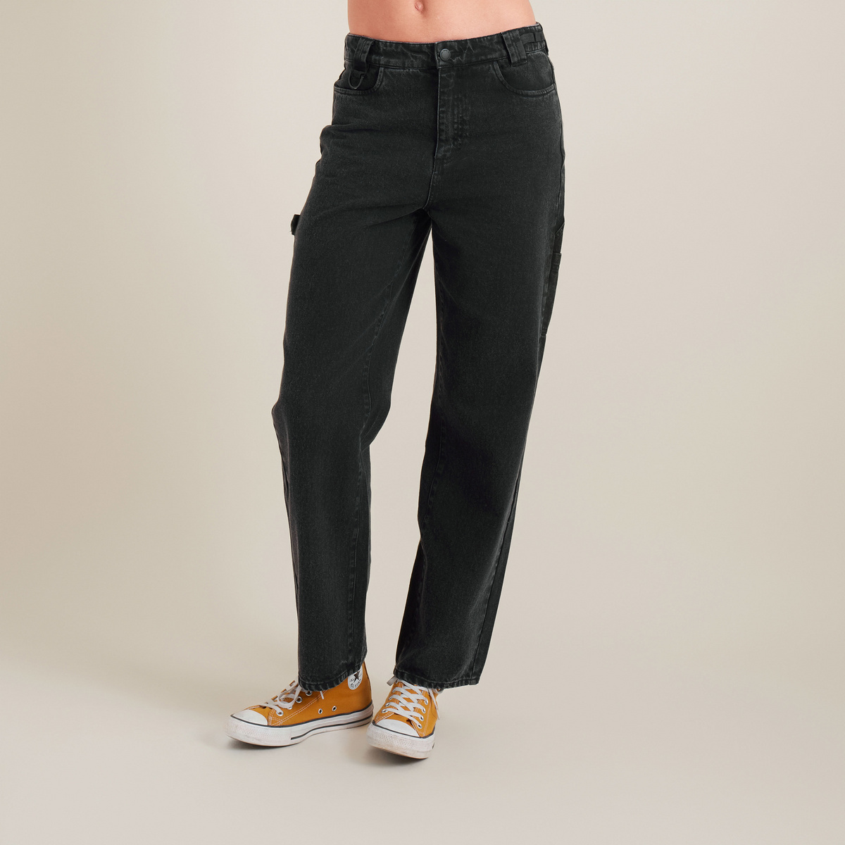 Roark Donna Pantaloni HWY 1 (Taglia S, Nero)